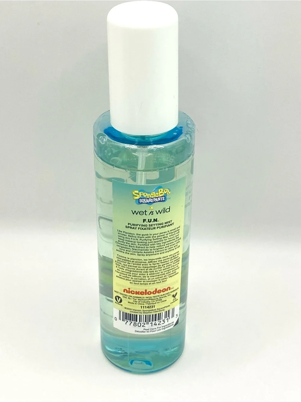 Wet n Wild Makeup X‎ SpongeBob F.U.N. FUN Purifying Setting Face Mist 3.4 oz